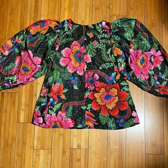 FARM Rio Multicolor Floral Blouse - Picture 5 of 16